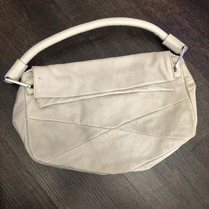 Kenneth Cole Gray Leather Handbag